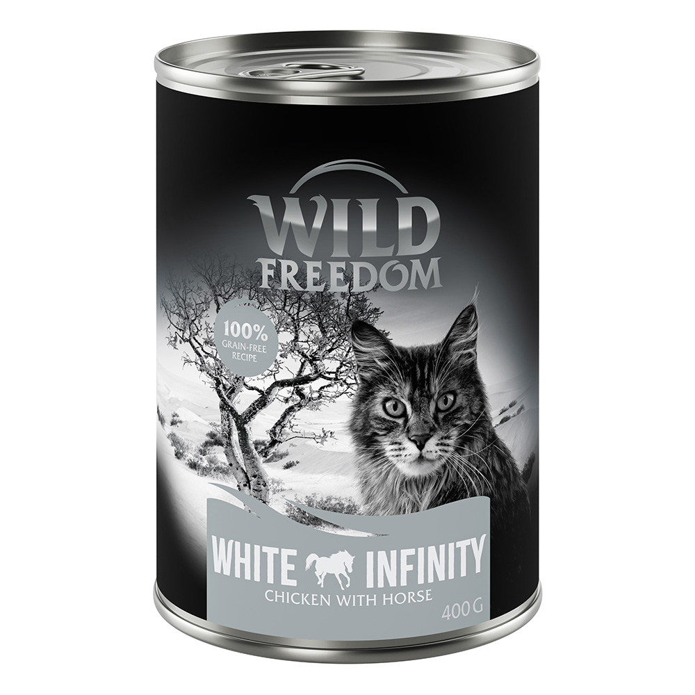 24x400g Adult White Infinity - hevonen & kana Wild Freedom Kissanruoka